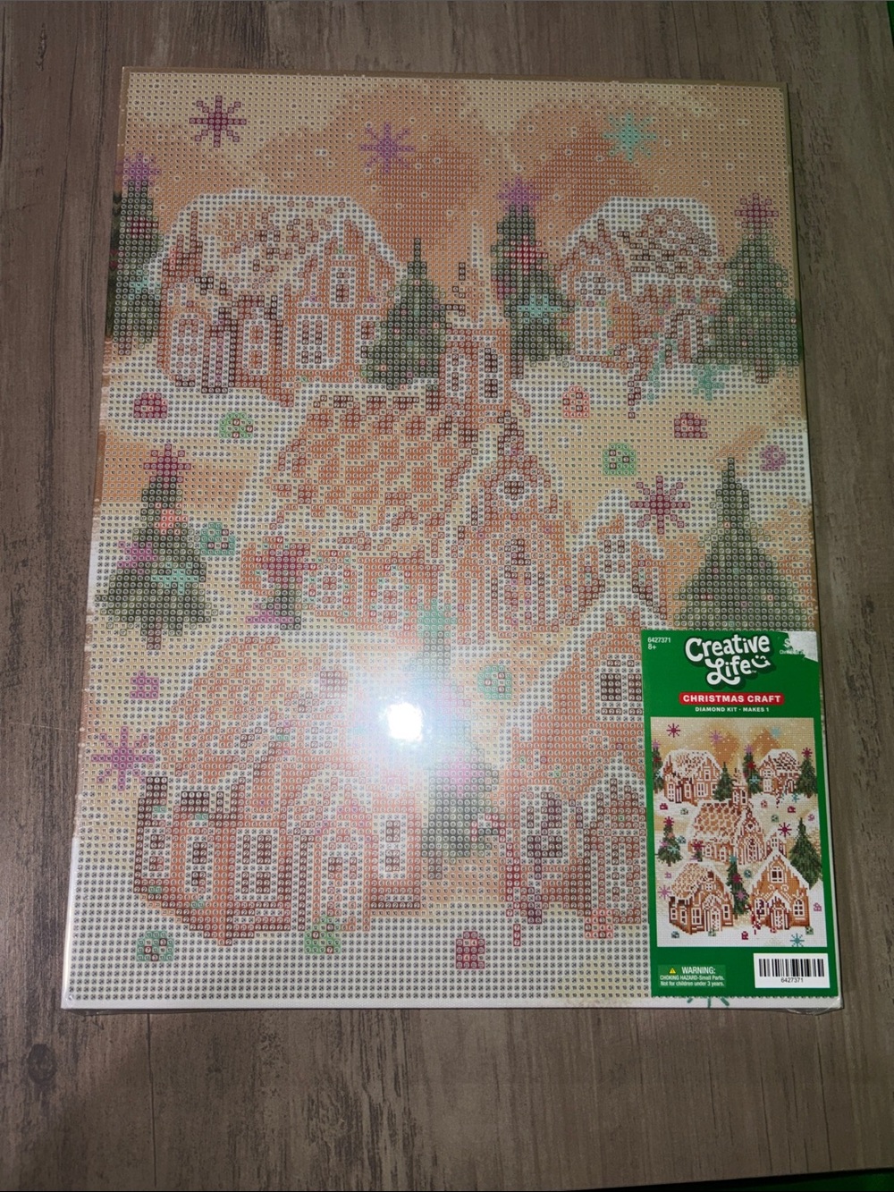 🆕💜 Creative Life Gingerbread Village Christmas Diamond Art Painting Kit
